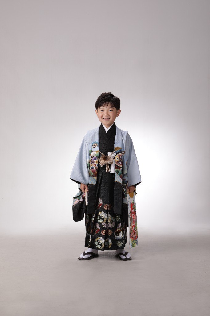 七五三 男の子 袴 スタジオ撮影