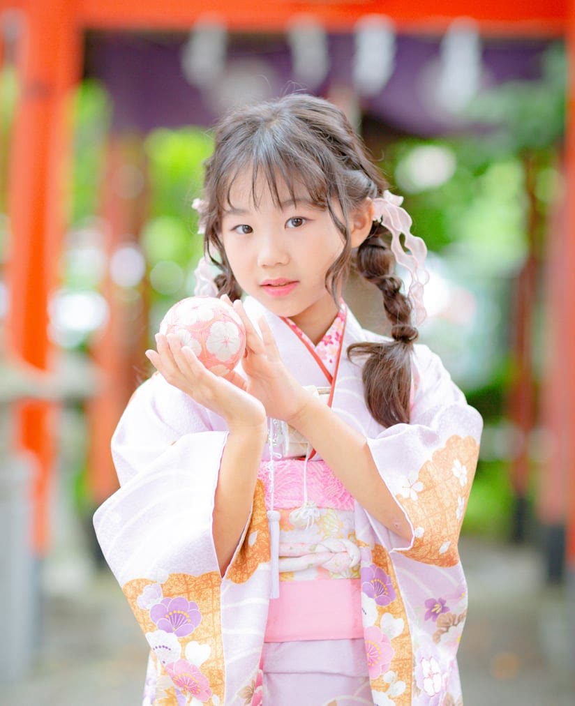 七五三 神社ロケーション 手鞠 八王子