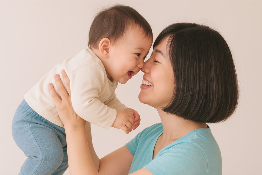 赤ちゃんと母親